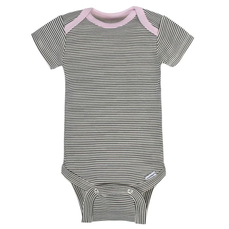 Bodys Gerber para bebé niña de manga corta pack de 8 con conejito 3‑6 meses