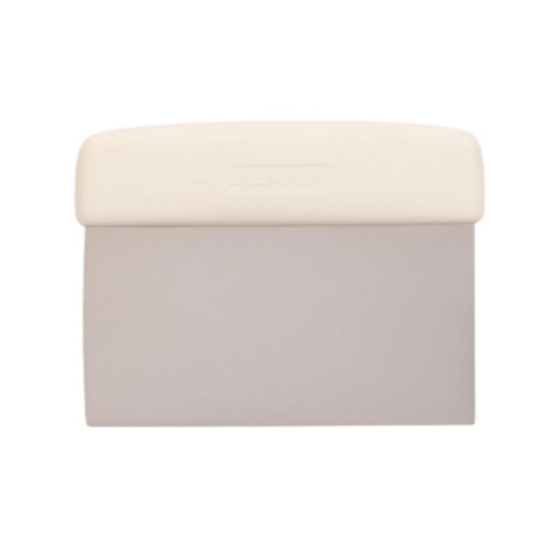 Raspador de Masa Dexter 15 cm Acero Inoxidable con Mango Blanco