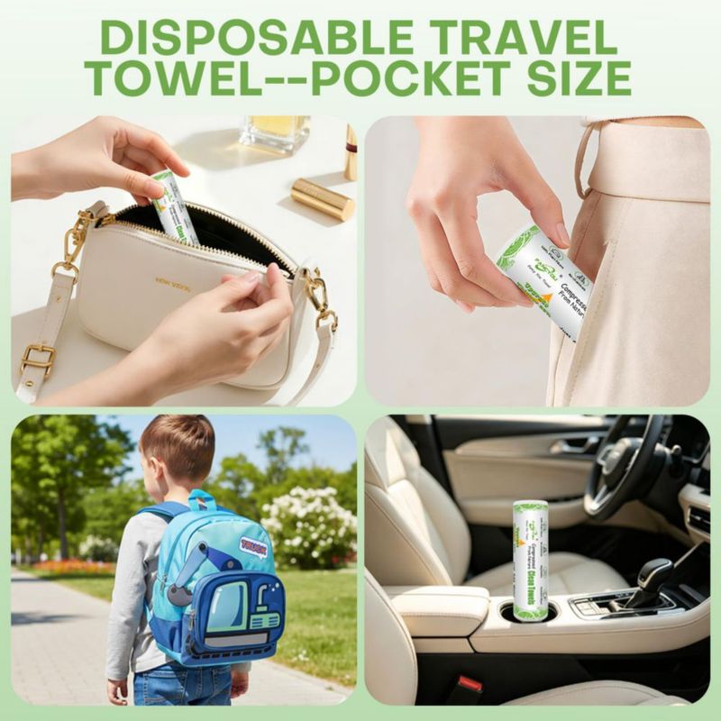 Tabletas de toalla fancyou 500 unidades - Toallas desechables