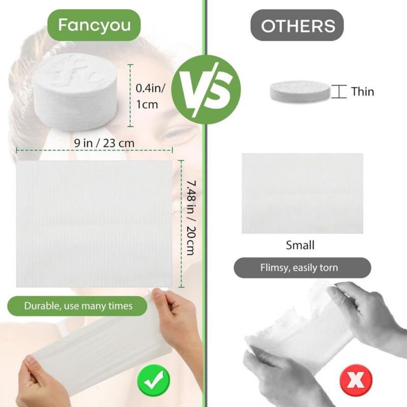 Tabletas de toalla fancyou 500 unidades - Toallas desechables