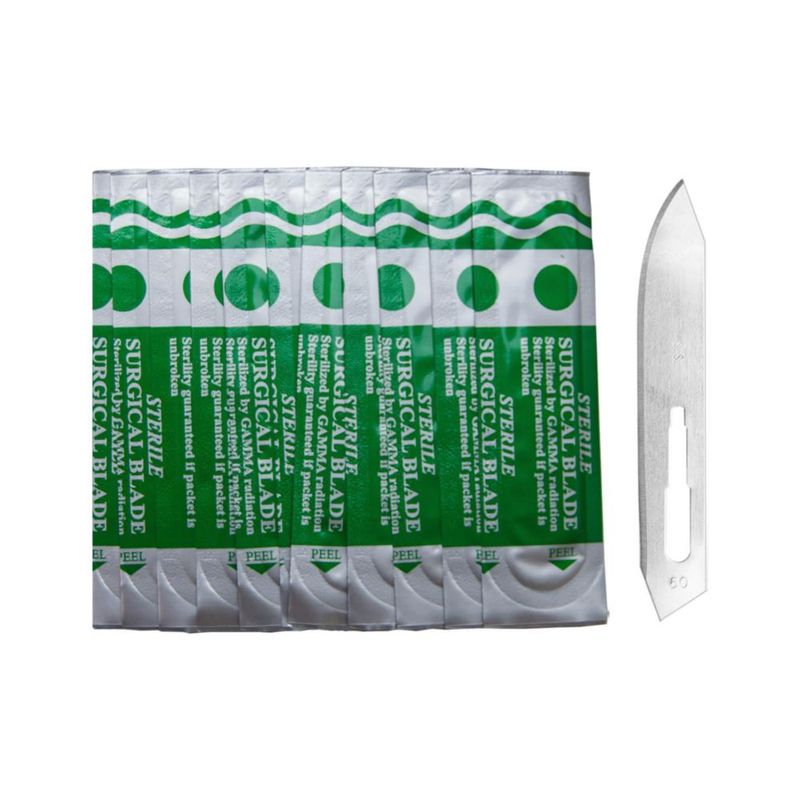 Cuchillas de bisturí BELLIA BROS 04 mm (paquete de 50)