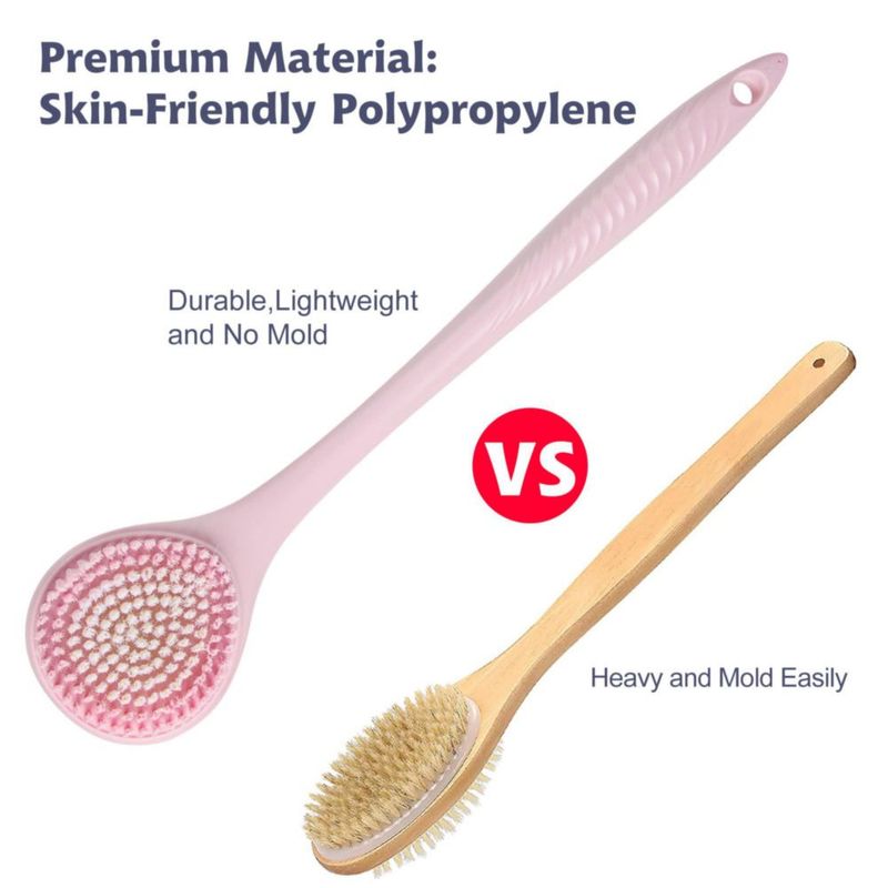 Esponja de espalda BEDELITE 41 cm rosa (1 unidad)