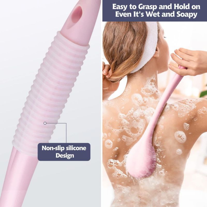 Esponja de espalda BEDELITE 41 cm rosa (1 unidad)