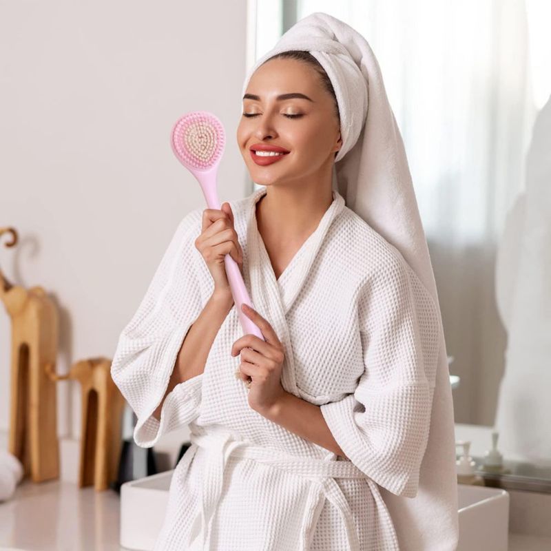 Esponja de espalda BEDELITE 41 cm rosa (1 unidad)