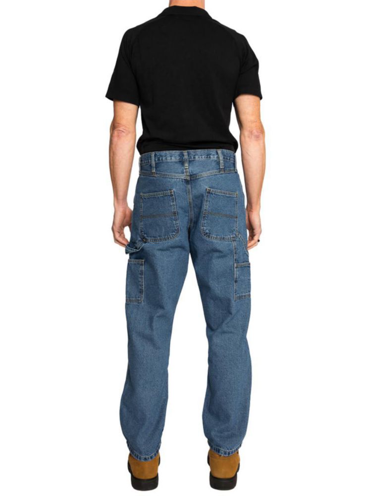 Jeans Carpenter FULL BLUE 36x34 Lavado Claro Corte Relajado