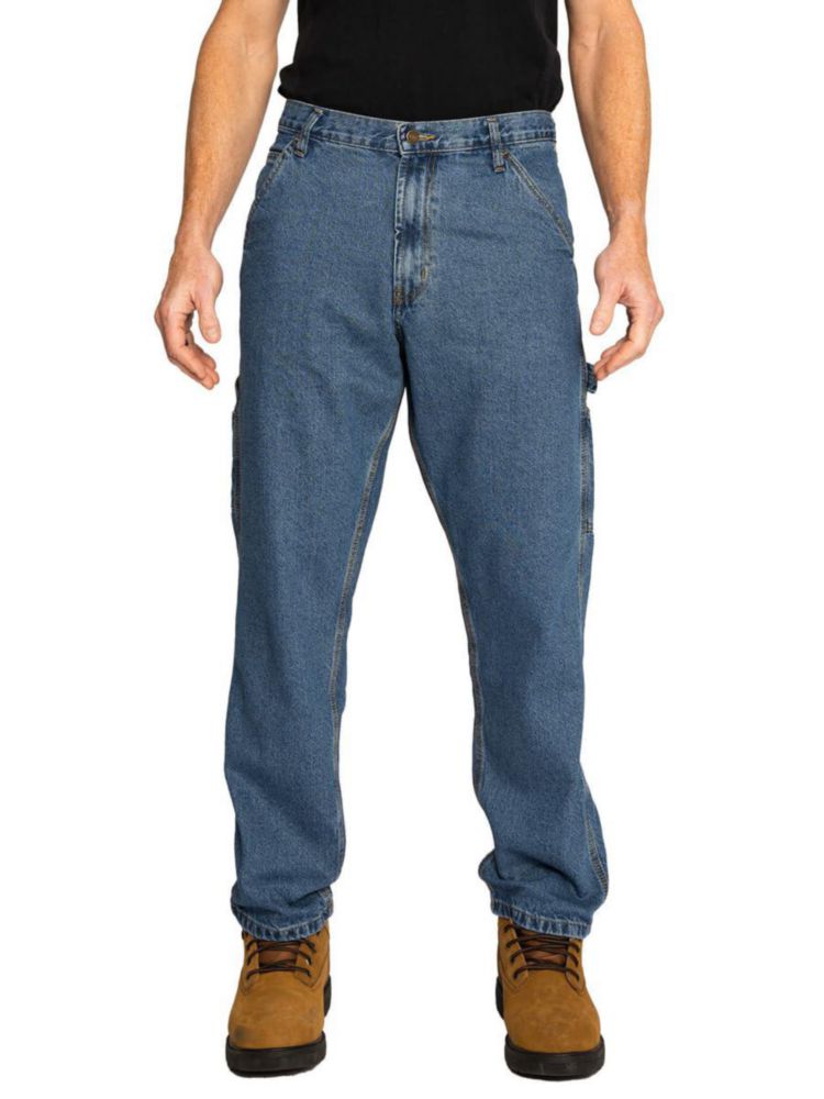 Jeans Carpenter FULL BLUE 36x34 Lavado Claro Corte Relajado