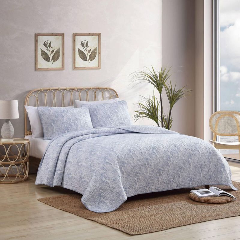 Juego de colcha reversible Tommy Bahama Queen 230 x 230 cm