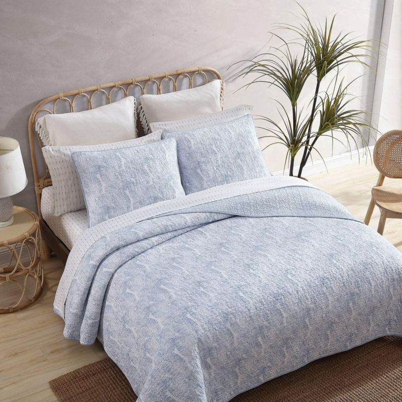 Juego de colcha reversible Tommy Bahama Queen 230 x 230 cm