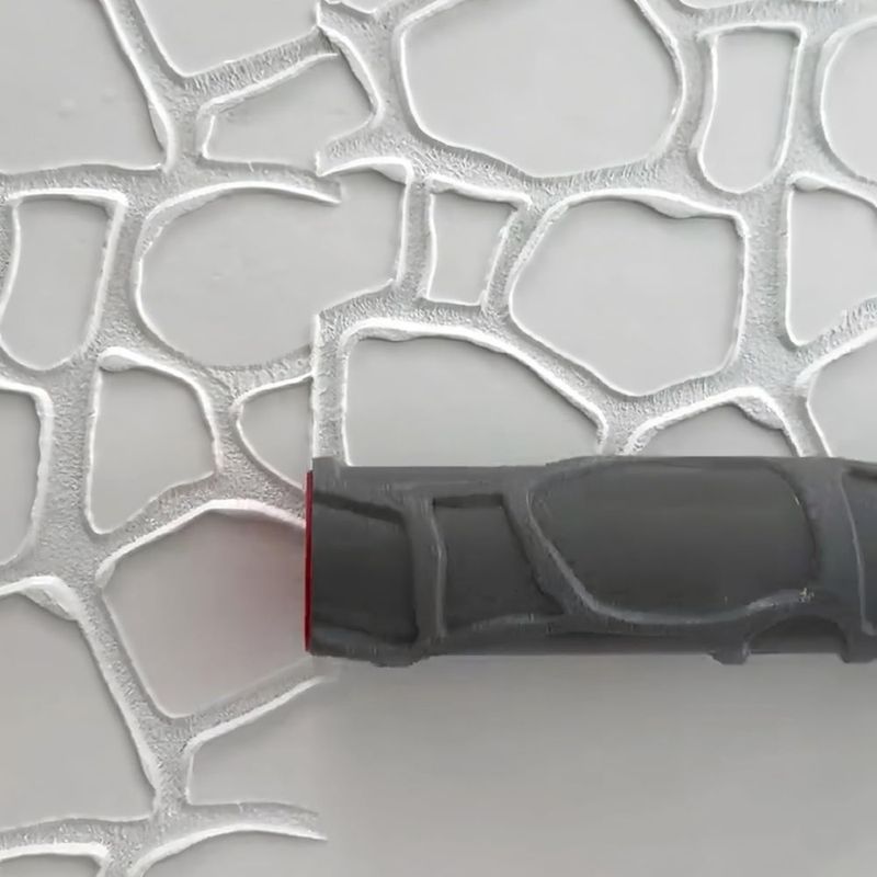 Rodillo BANCOO 25 cm de Textura para Estampado de Hormigón en Pared