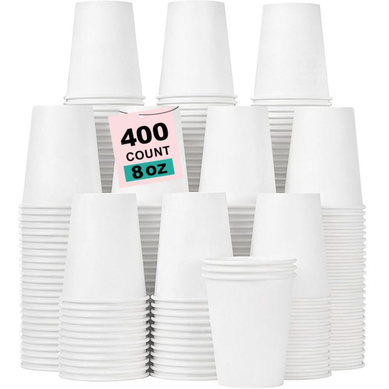 Vaso desechable Coolcap 240 ml paquete de 400 blanco