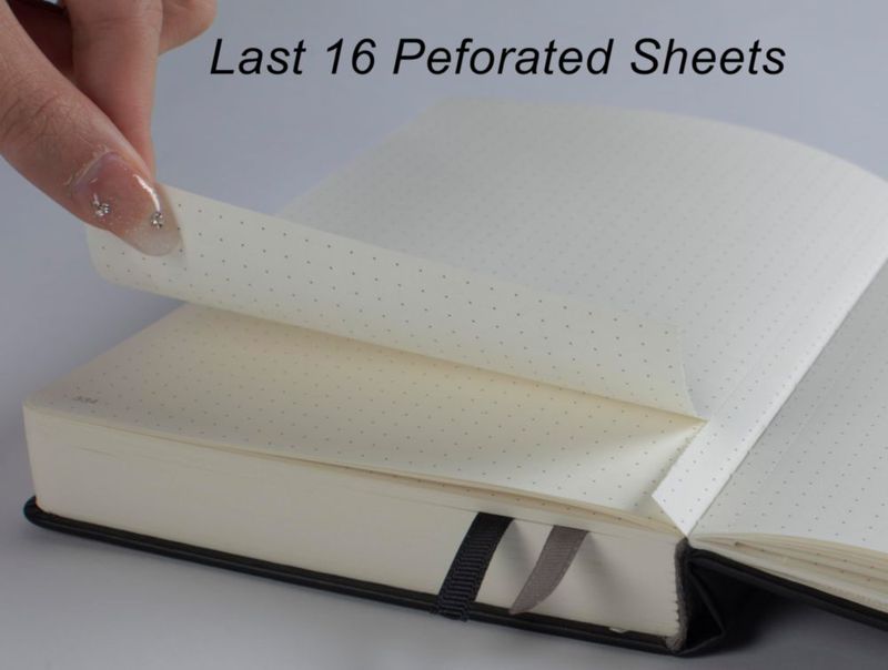 Cuaderno VOLINOTE A5 con puntos 366 páginas 100 g/m² negro