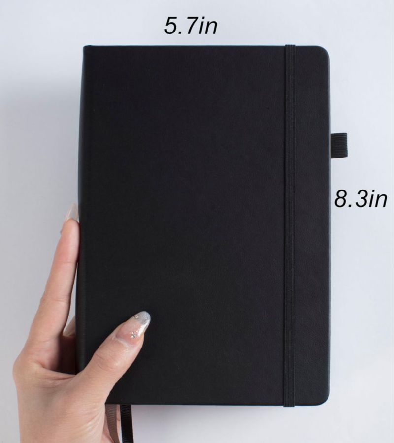 Cuaderno VOLINOTE A5 con puntos 366 páginas 100 g/m² negro