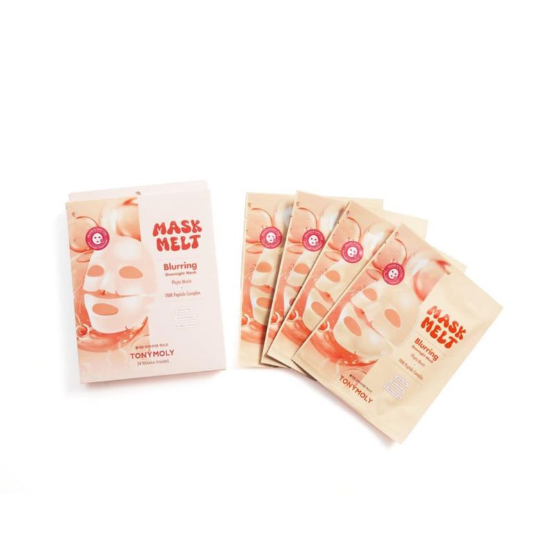 Set de 4 máscaras TONYMOLY Melt Blurring con Argireline
