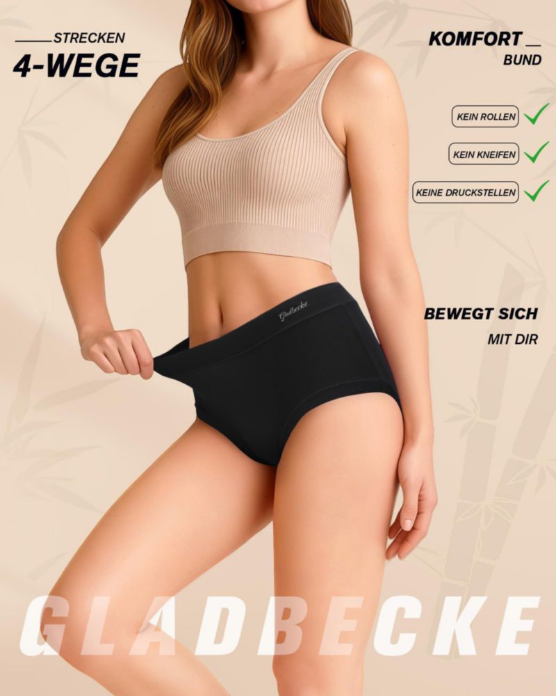 Bragas Gladbecke XL de rayón de bambú – Pack de 5