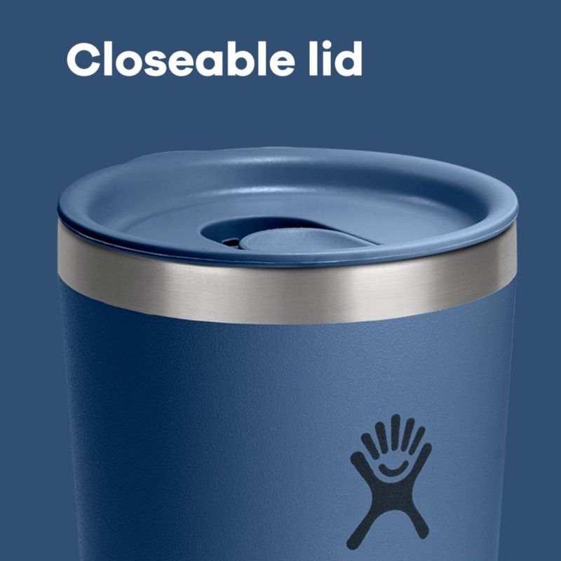 Vaso Térmico Hydro Flask 473 ml Gris Pizarra con Tapa de Presión