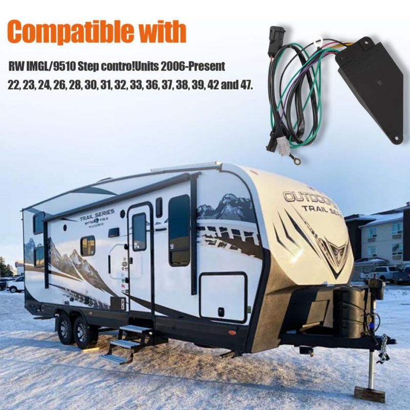 Unidad de control de escalones para autocaravana Queencar 12 V compatible con IMGL