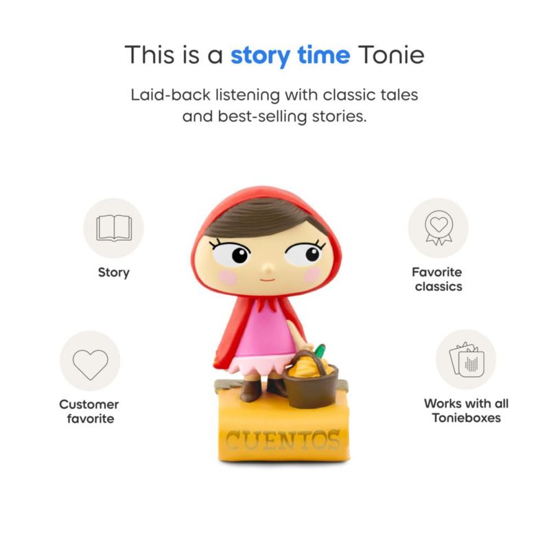 Tonie Tonies Cuentos de hadas: Caperucita Roja y otras historias (Español)