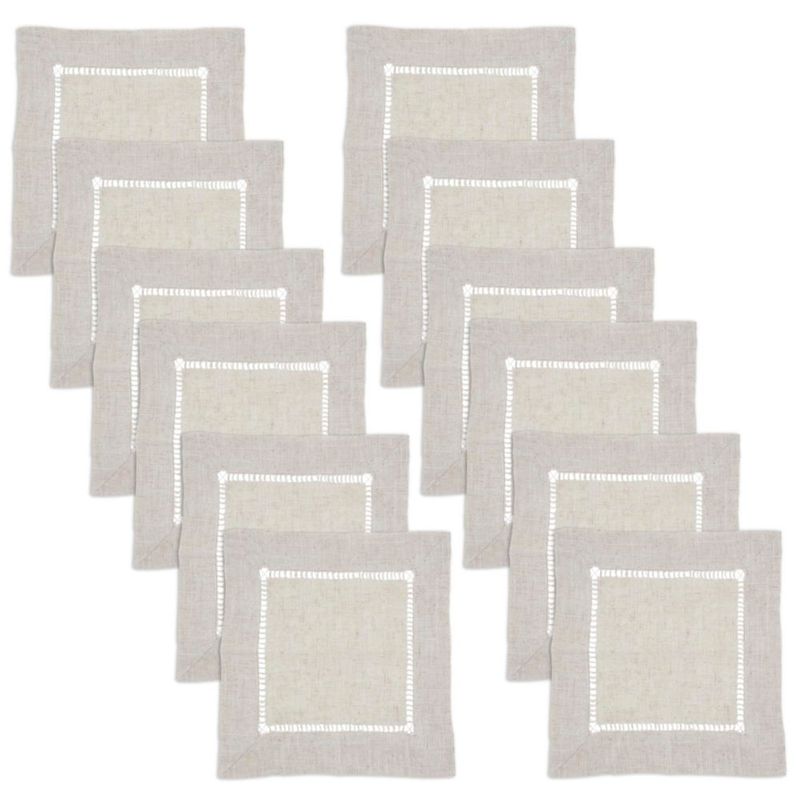 Servilletas de tela SARO LIFESTYLE 30 × 30 cm juego de 12