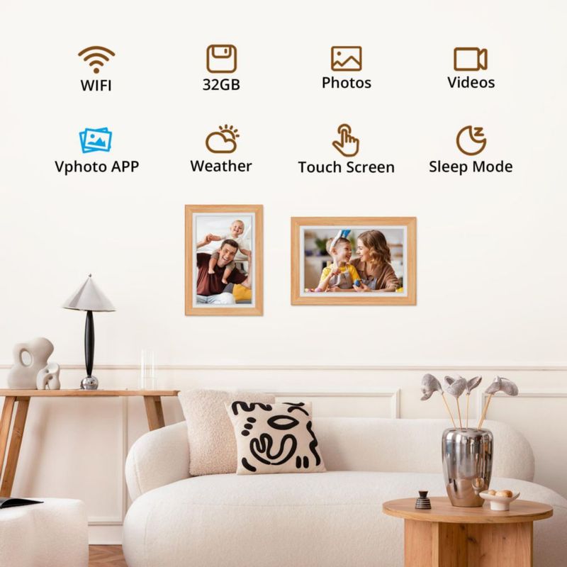 Marco digital Dragon Touch de 10 pulgadas WiFi 32 GB