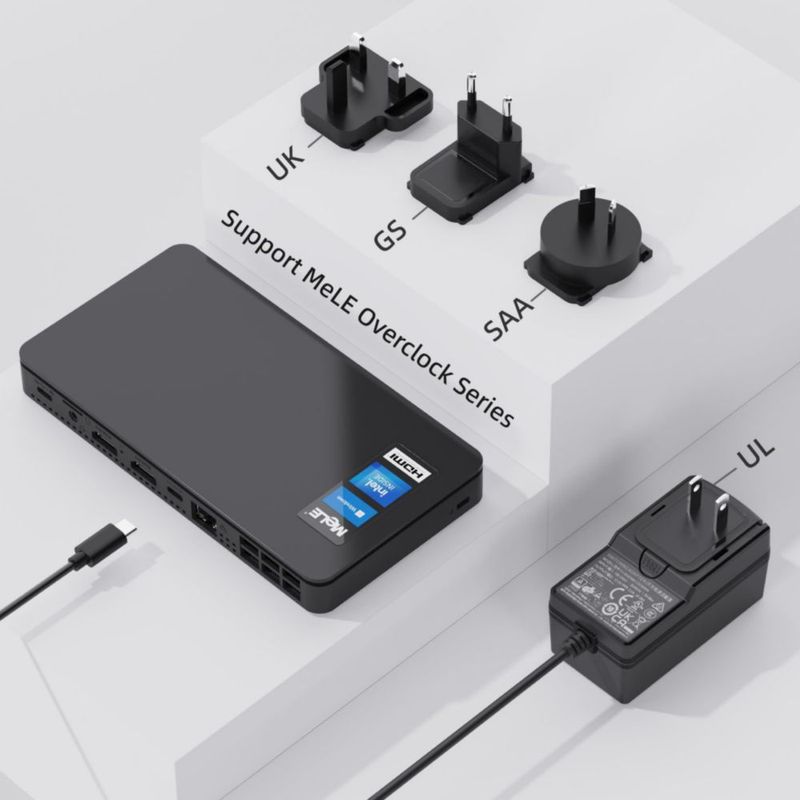 Fuente de alimentación MeLE 12V 3A USB‑C 150 cm UL/GS/SAA