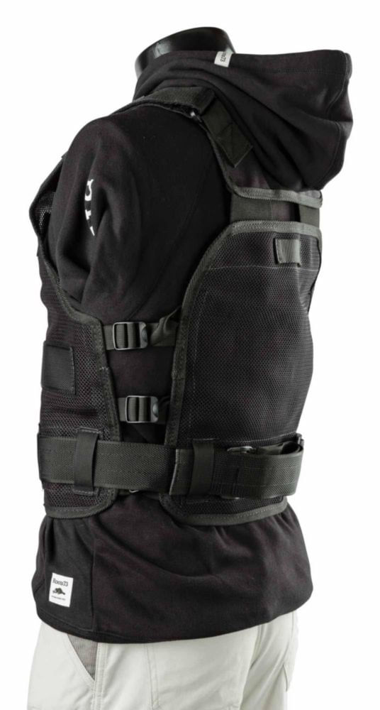 Chaleco de Herramientas Diamondback XS/S Negro de Malla Militar