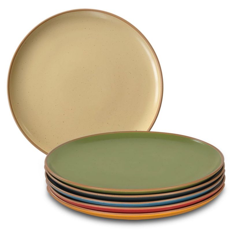 Platos de cena MORA 25 cm juego de 6 cerámica mate