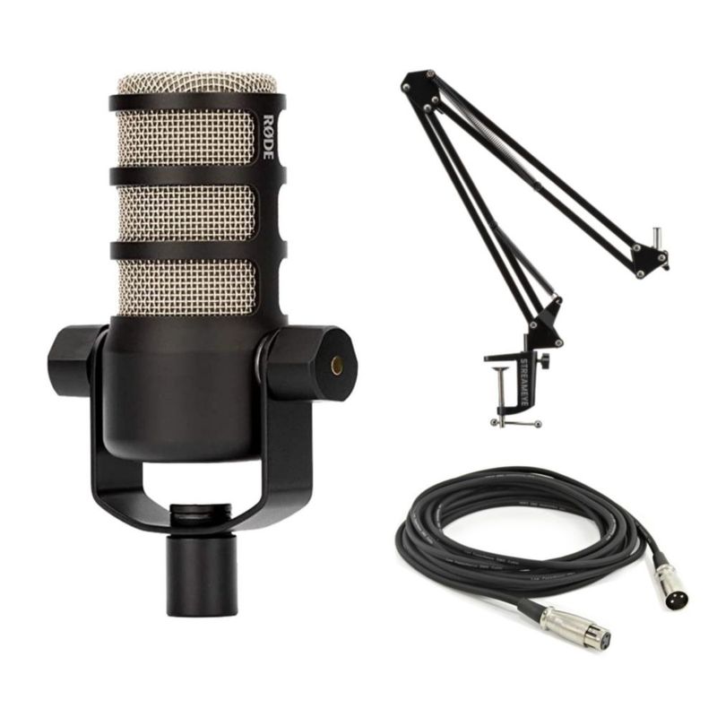 Kit de Micrófono StreamEye PodMic con Brazo Articulado y Cable XLR