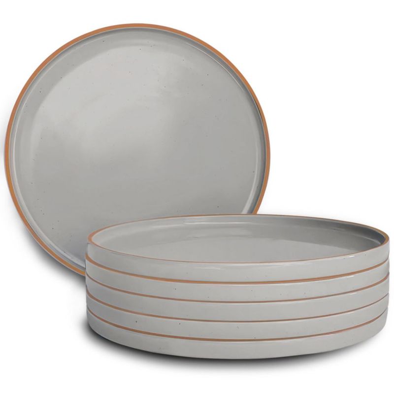 Platos de cena MORA juego de 6 de 26 cm aptos para microondas
