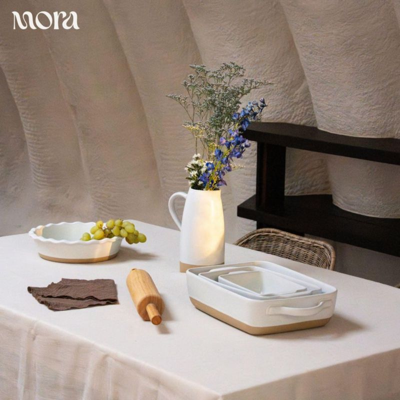 Fuente para Cazuela Mora 23 × 33 cm con Asas (Acabado Avena)
