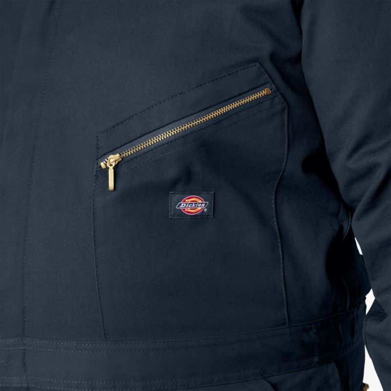 Overol Dickies 3X – Azul Marino Oscuro tela sarga con cremallera