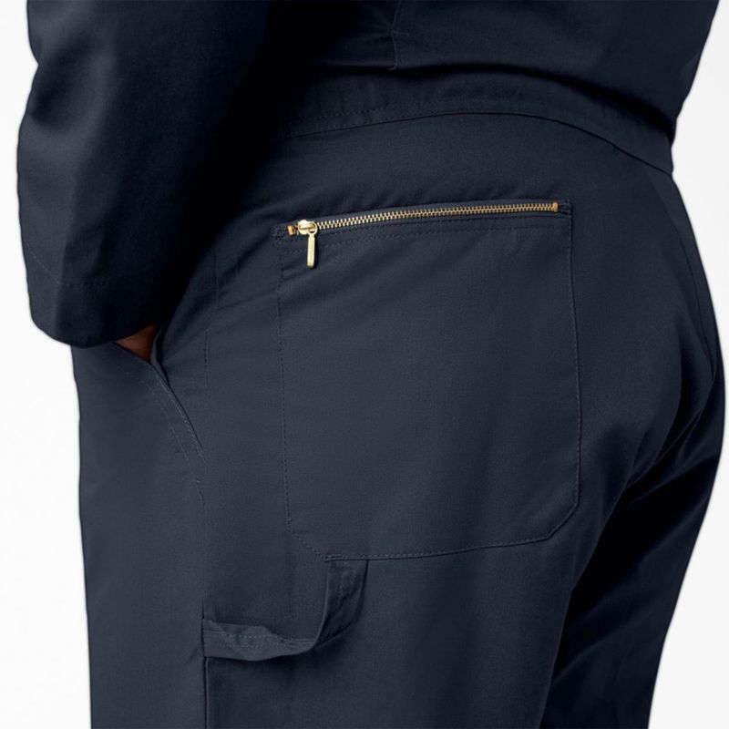 Overol Dickies 3X – Azul Marino Oscuro tela sarga con cremallera