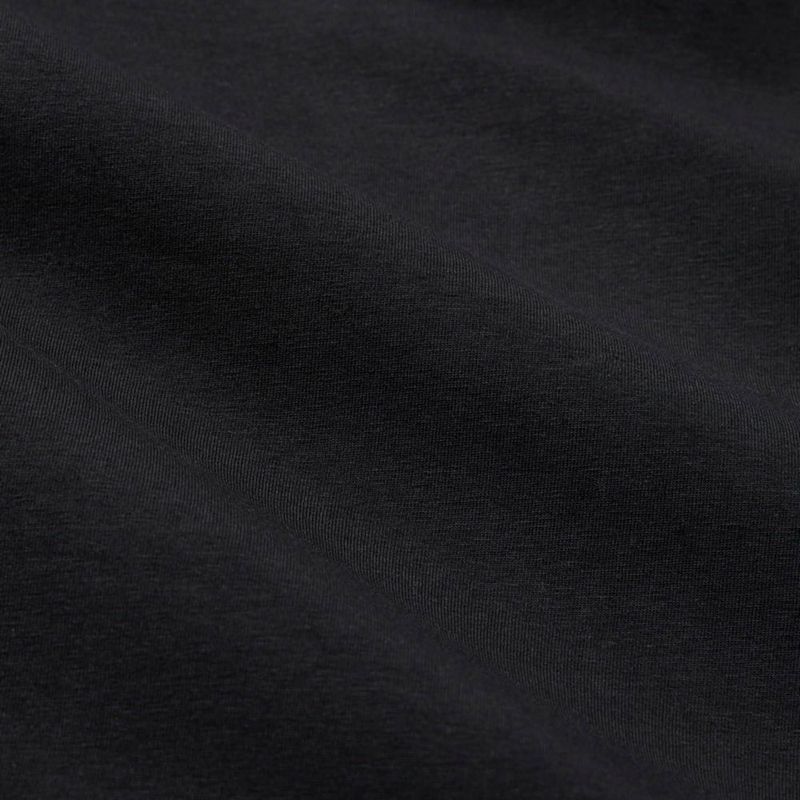 Camiseta Nautica 5X Grande Alto Negra de Cuello Redondo