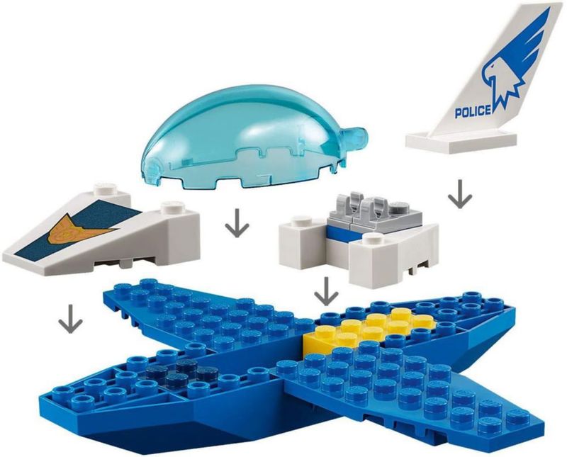 Set LEGO Patrulla de Jet Policial del Cielo