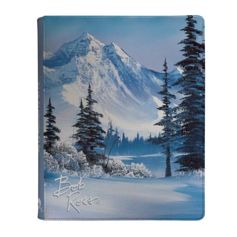 Carpeta de cartas Ultra Pro Bob Ross de 9 bolsillos con cremallera