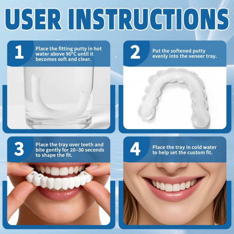 Set de Carillas Dentales Ajustables Ceonam