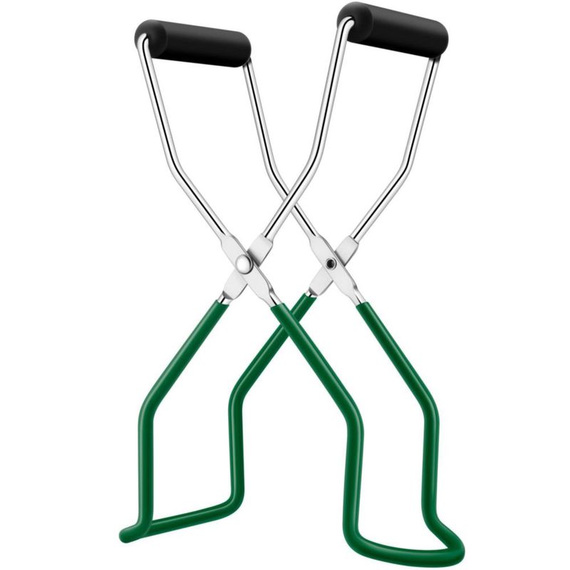 Elevador de Frascos de Conserva Rainspire 22 cm Acero Inoxidable con Mango Verde