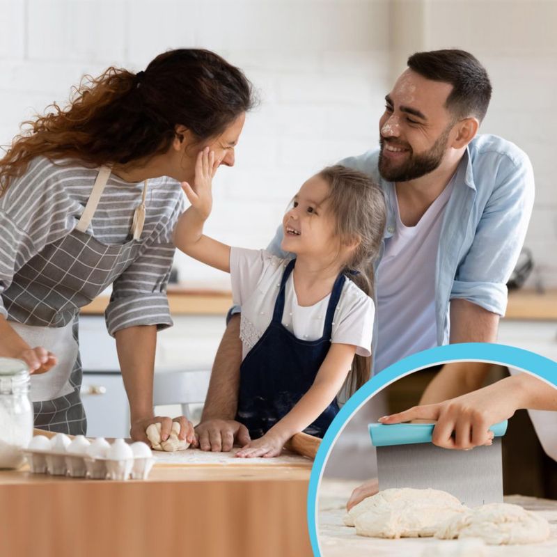 Raspador de Masa Rainspire Multiusos de Acero Inoxidable
