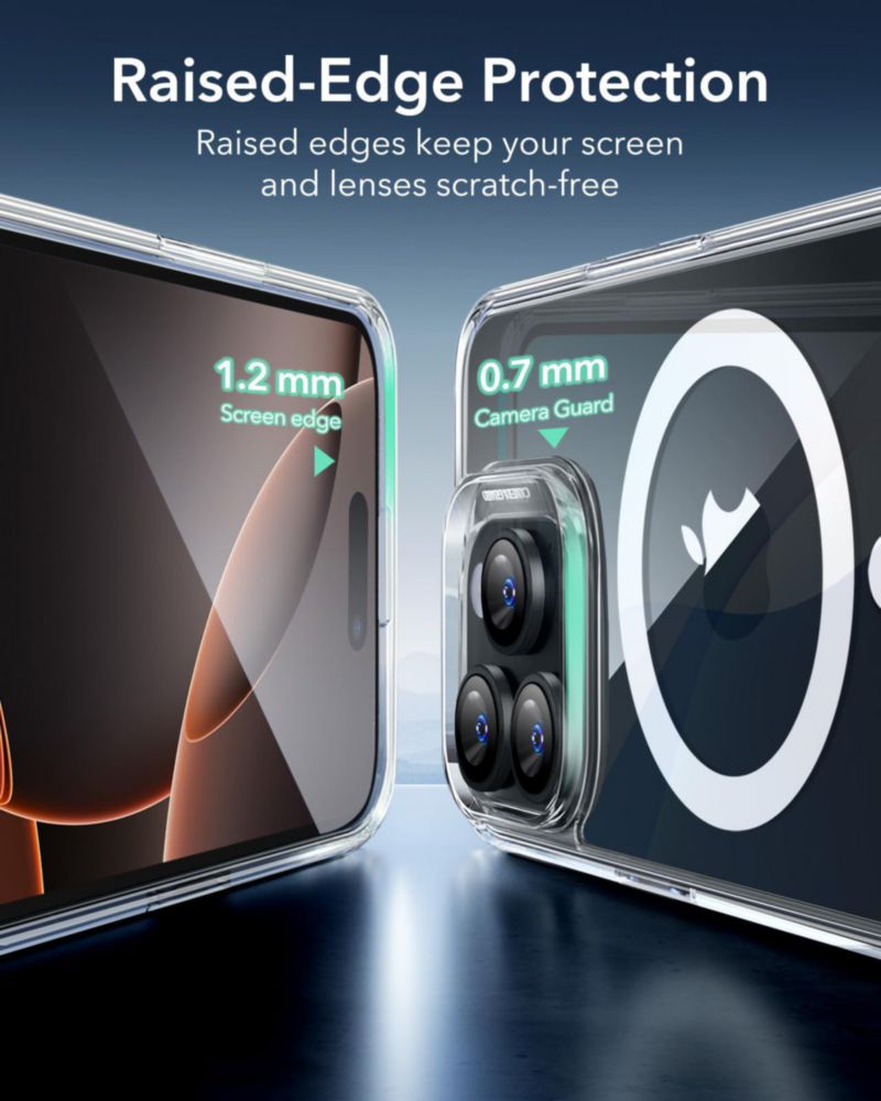 Funda ESR para iPhone 16 Pro MagSafe a prueba de golpes transparente