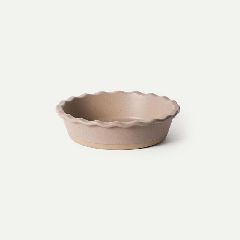 Molde de cerámica MORA de 23 cm con ribete acanalado tipo hongo