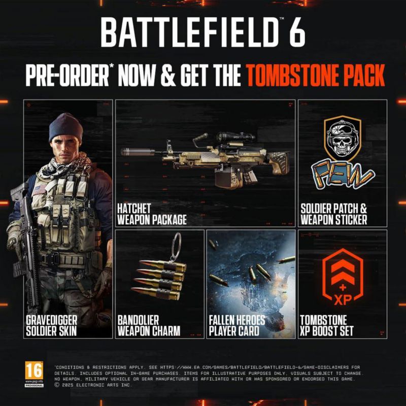 Videojuego Electronic Arts Battlefield 6 para PS5 (Inglés)