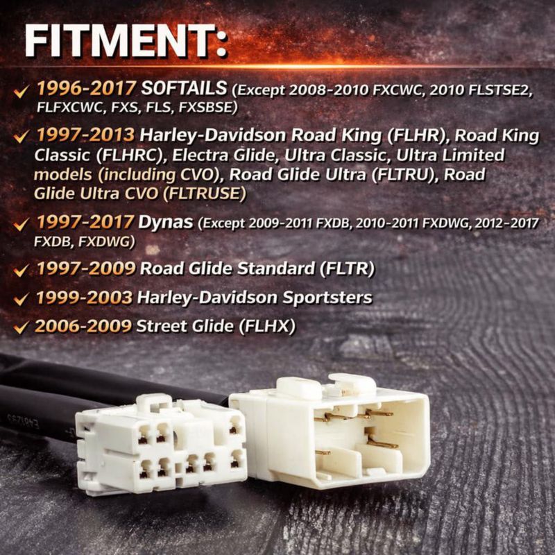 Módulo de luces de marcha freno y giro Eagle Lights para Harley‑Davidson