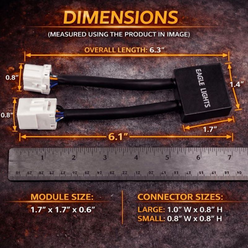 Módulo de luces de marcha freno y giro Eagle Lights para Harley‑Davidson