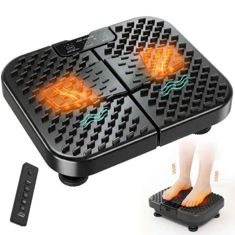 Masajeador de pies Snailax con vibración calor y control remoto