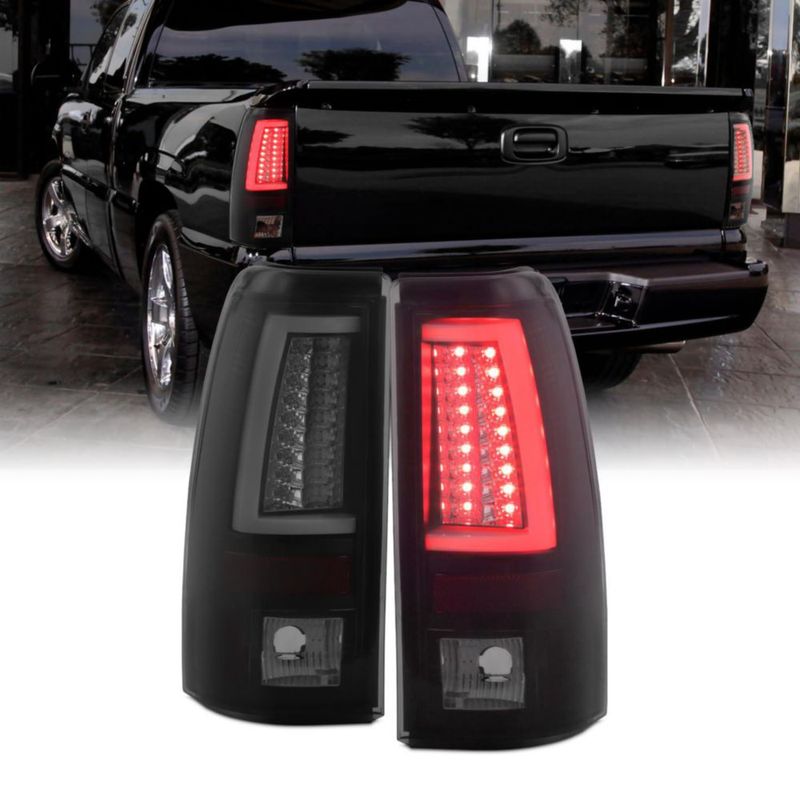 Luces traseras LED ahumadas AKKON para Silverado 03‑06 y Sierra 04‑06