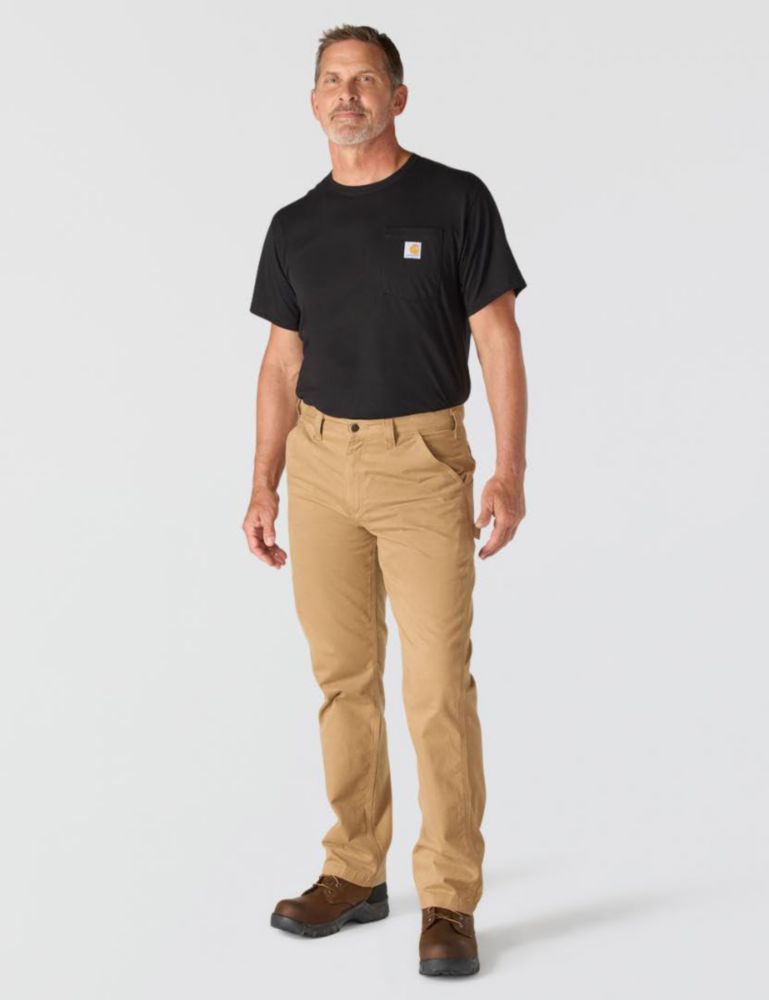 Pantalones Carhartt B324 para hombre 30W x 76L caqui oscuro