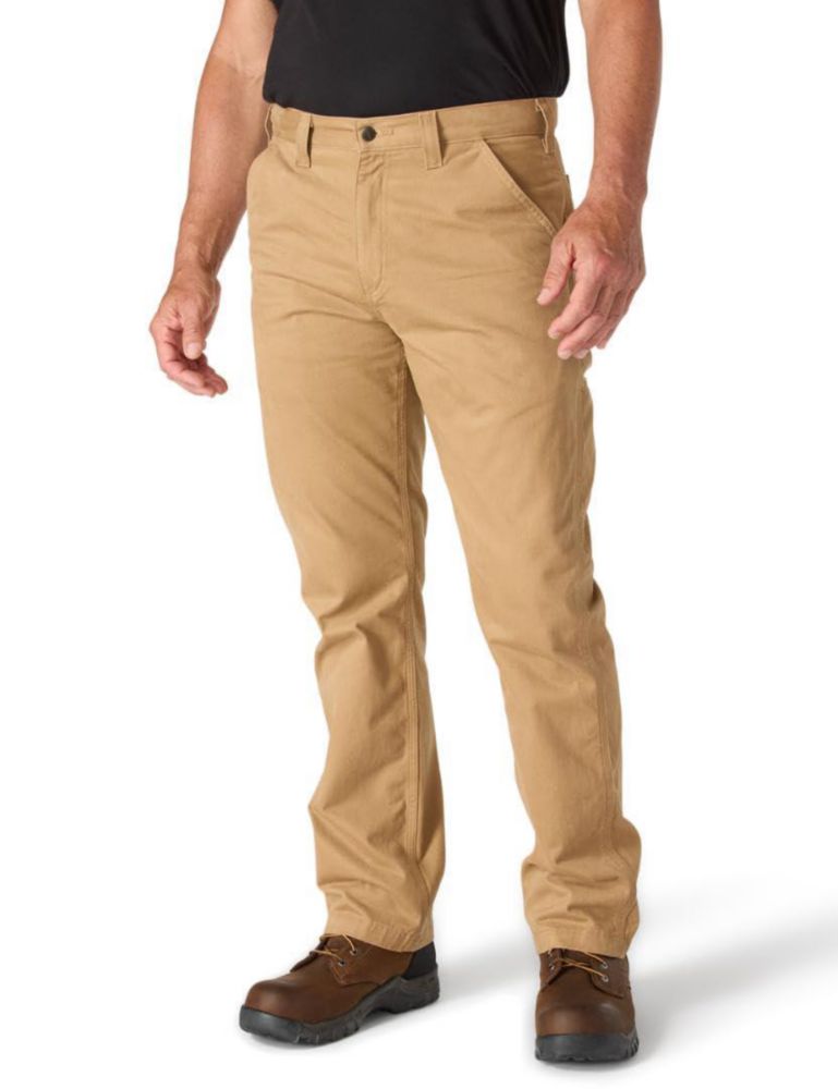 Pantalones Carhartt B324 para hombre 30W x 76L caqui oscuro