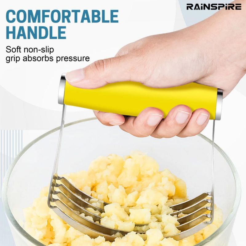 Cortador de Masa Rainspire Amarillo de Acero Duradero