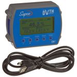 Registrador de datos Supco DVTH de temperatura y humedad con pantalla gráfica