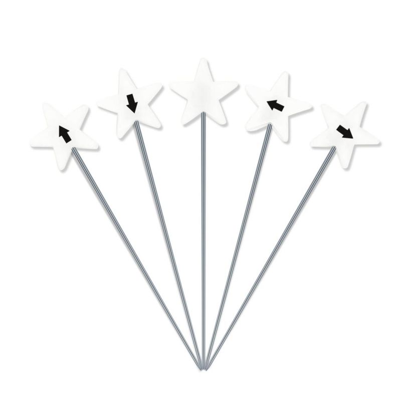 Alfileres Dritz 115 unidades blanco numerados y direccionales