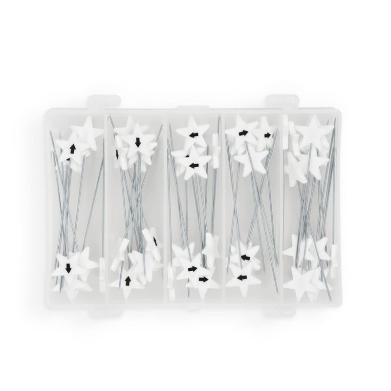 Alfileres Dritz 115 unidades blanco numerados y direccionales